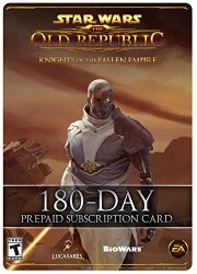 Star Wars: The Old Republic – 180 Day Prepaid Subscription Game Time Card [Online Game Code]