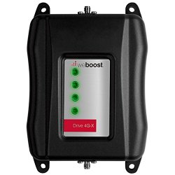 weBoost Drive 4G-X Cell Phone Booster Kit – Boosts Signal For Up To 4 Devices In Your Car- Retail Packaging – Black