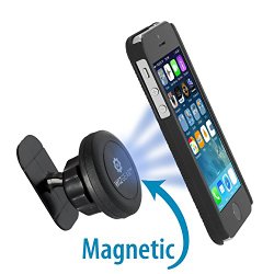 WizGear Universal Stick on Dashboard Magnetic Car Mount Holder for Cell Phones and Mini Tablets