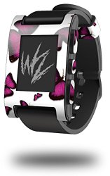 Butterflies Purple – Decal Style Skin fits original Pebble Smart Watch (WATCH SOLD SEPARATELY)