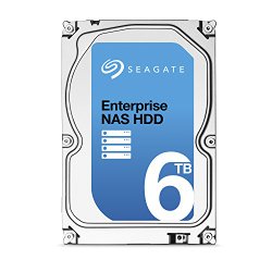 Seagate 6TB Enterprise NAS HDD SATA 6Gb/s 128MB Cache 3.5-Inch Internal Bare Drive (ST6000VN0001)