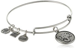 Alex and Ani “Charity By Design” The Elephant Expandable Wire Bangle Bracelet, 7.75″