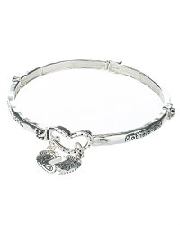 Mother & Daughter Heart Charm Bracelet by Jewelry Nexus Mothers & Daughters share a everlasting bond