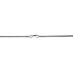 Sterling Silver Round Omega 2mm Neck Wire Choker Nickel Free Italy, sizes 16 – 20 inch
