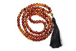 100% Natural Baltic amber Buddhist rosary prayer beads “Mala”
