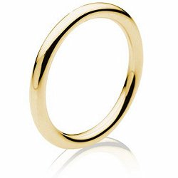 18K Gold Traditional Classic Women’s Wedding Band (1.5mm)