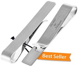 #1 Best Selling Tie Bar Clip – w/Mate Finish – EXCLUSIVE Hold Tech (TM), Premium Quality over Quantity – *FREE* Fashion Bible Bonus to 10X your style in 10 Minutes.