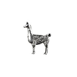 Llama Lapel Pin, Tie Tack, Cravat Pin, Gifts For Groomsmen, Gifts For Grandpa, Gift Box Included