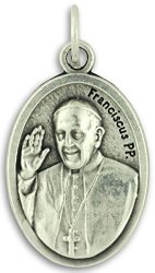 Lot of 10 – Pope Francis/St Peters Square 1″ Medal Religious Pendants Charms Catholic