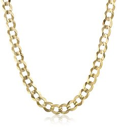 Men’s 14k Gold 8.3mm Cuban Chain Necklace