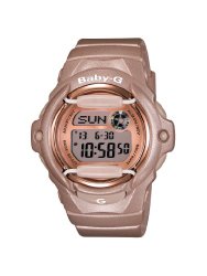 Casio Women’s BG169G-4 Baby G Pink Champaign Watch