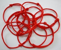 Coolrunner ® Lot – 12 Kabbalah Red String Bracelets Evil Eye Jewelry Kabala Charm Fashion Bangle