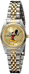 Disney Women’s MM0061 Two-Tone Mickey Mouse Watch with Date Movement
