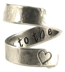 I Love You to the Moon and Back – Friendship Ring – Wrap Ring