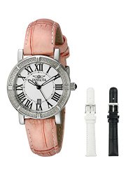Invicta Women’s 13967 Wildflower Stainless Steel Watch with Interchangable Straps
