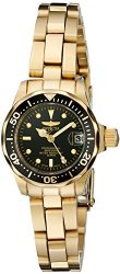 Invicta Women’s 8943 Pro Diver Collection Gold-Tone Watch
