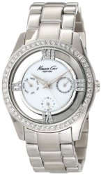 Kenneth Cole New York Women’s KC4923 Transparency Silver Mother-Of-Pearl Dial Bracelet Watch