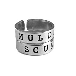 Mulder and Scully – Best Friends – X-files – Friendship Ring Set