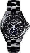 Chanel J12 Black Ceramic Moonphase Unisex Watch H3405