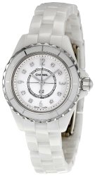 Chanel Women’s H2570 J12 Diamond Dial Watch