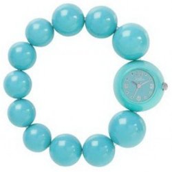 Reflex Ladies Turquoise/Blue Analogue Large Bead Fashion Wrist Watch BBR003
