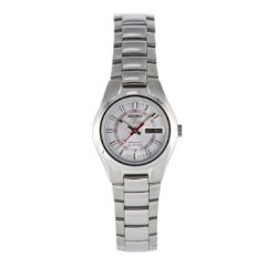 Seiko Women’s SYMC21 Seiko 5 Automatic Silver Dial Stainless Steel Watch