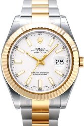 Rolex Datejust II Steel/Yellow Gold Watch, Ivory Index Dial
