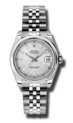 Rolex Datejust Silver Dial Automatic Stainless Steel Ladies Watch 178240SSJ