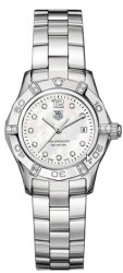 TAG Heuer Women’s WAF141G.BA0813 Aquaracer Diamond Accented Watch