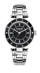 Versus by Versace Women’s SP8190015 Logo Analog Display Quartz Silver Watch