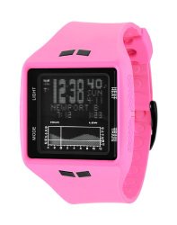 Vestal Unisex BRG015 Brig Tide and Train Hot Pink Watch