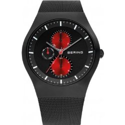 BERING Time Men’s Classic Collection Watch with Mesh Band and scratch resistant sapphire crystal. Designed in Denmark. 11942-229