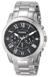 Fossil Men’s FS4736 Grant Stainless Steel Watch