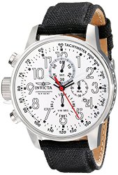Invicta Men’s 1514 I “Force Collection” Stainless Steel Cloth Strap Watch