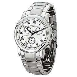 Jorg Gray JG7200-15 – Men’s Swiss Chronograph Watch, Date Display, Sapphire Crystal, Stainless Steel Bracelet