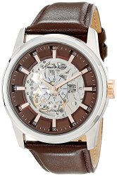 Kenneth Cole New York Men’s 10019488 Automatic Analog Display Japanese Automatic Brown Watch