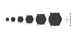 Kenneth Cole REACTION Unisex RK3245 Street Fashion Analog Display Japanese Quartz Black Watch