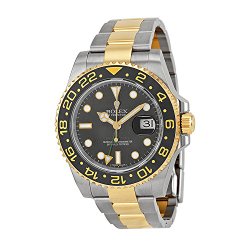 Rolex GMT-Master II Black Automatic stainless steel and 18kt yellow gold Mens Watch116713BKSO