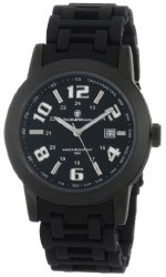 Smith & Wesson Men’s SWW-1519 Recoil Black Glowing Dial Plastic Band Watch
