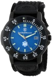 Smith & Wesson Men’s SWW-455-EMT EMT Black Nylon Strap Watch