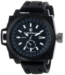 Smith & Wesson SWW-LW6097 EGO Series Watch with Silicon Strap, Black
