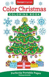 Color Christmas Coloring Book: Perfectly Portable Pages (On-The-Go Coloring Book)