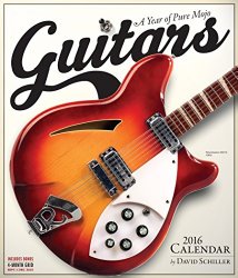 Guitars Wall Calendar 2016