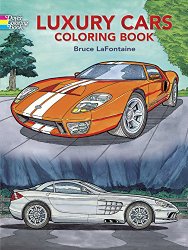 Luxury Cars Coloring Book (Dover History Coloring Book)