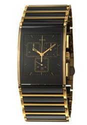 Rado Men’s R20851162 Integral Black Ceramic and PVD Bracelet Watch