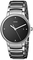 Rado Men’s R30927713 Centrix Jubile Black Dial Watch