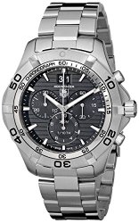 TAG Heuer Men’s CAF101E.BA0821 Aquaracer Black Dial Watch