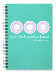 Baby’s Eat, Sleep & Poop Journal, Log Book (Aqua)