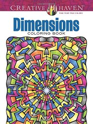 Creative Haven Dimensions Coloring Book (Creative Haven Coloring Books)