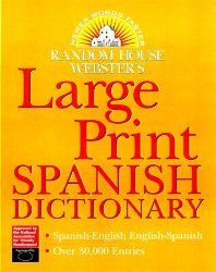 Diccionario Random House Webster’s de Español Impresión Grande (para visión subnormal)